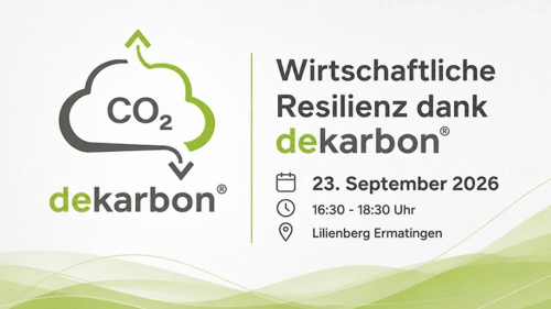 KEEST dekarbon®-Event vom 23. September 2026 am Lilienberg